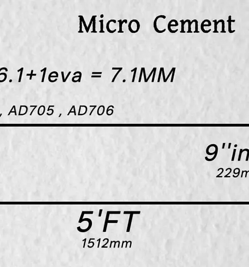 Micro Cement SPC FLOOR 7.1MM 7