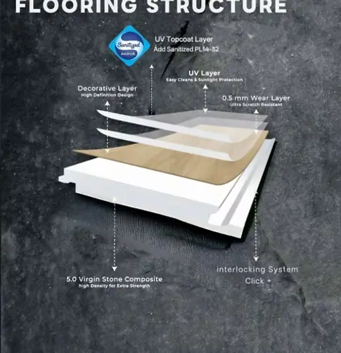 SPC FLOORING 5MM 8008 ELEGANT MAPLE 7
