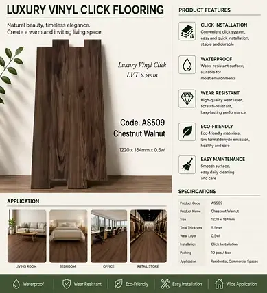 VINYL CLICK 5.5MM CODE AS509 1