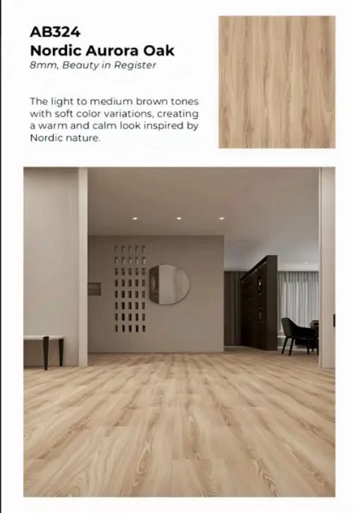 AB324-BIR NORDIC AURORA OAK, 12MM, AESTHETIC COLLECTION AC4 1