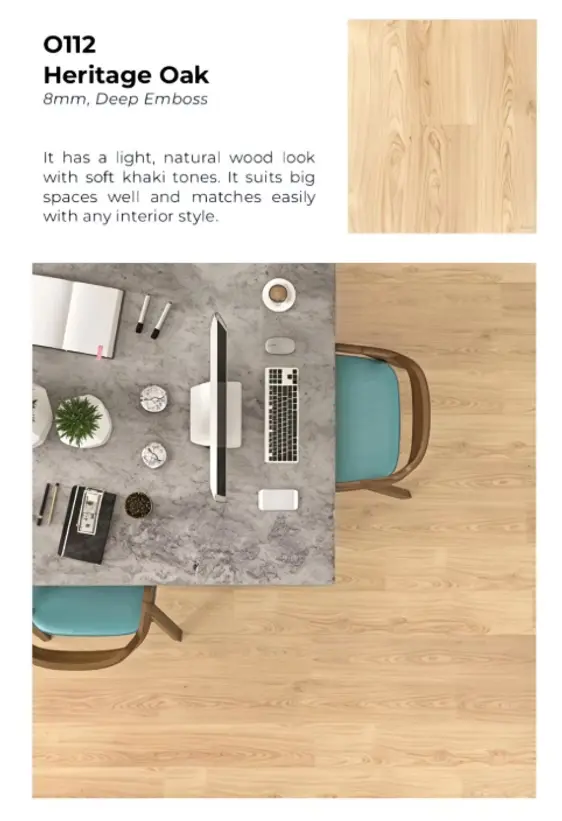 Aesthetic Plus AC4 , 8mm , O112-DE Heritage Oak 1
