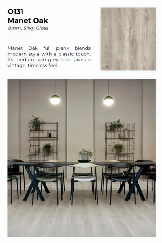 Aesthetic Plus AC4 , 8mm , O131-SG Manet Oak 1