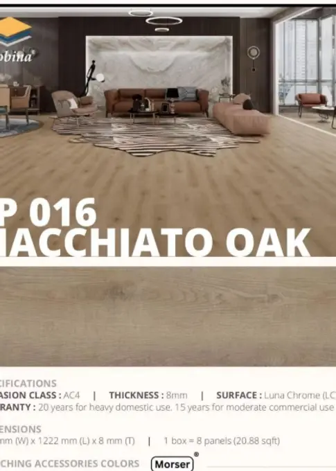 LAMINATE FLOORING ROBINA FLOOR AESTHETIC COLLECTION 8MM AC4 7