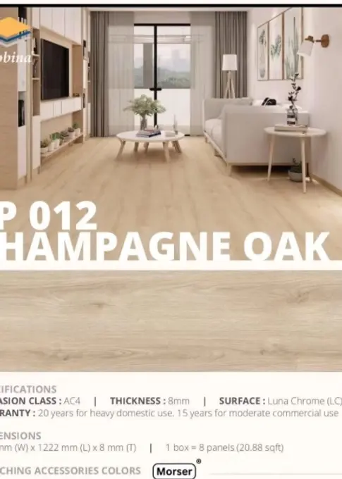 LAMINATE FLOORING ROBINA FLOOR AESTHETIC COLLECTION 8MM AC4 8